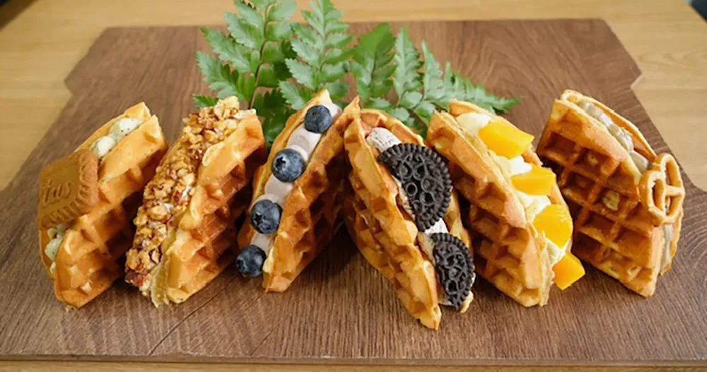ワッフルサンド