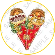 店舗限定ノベルティ 描き下ろしステッカー