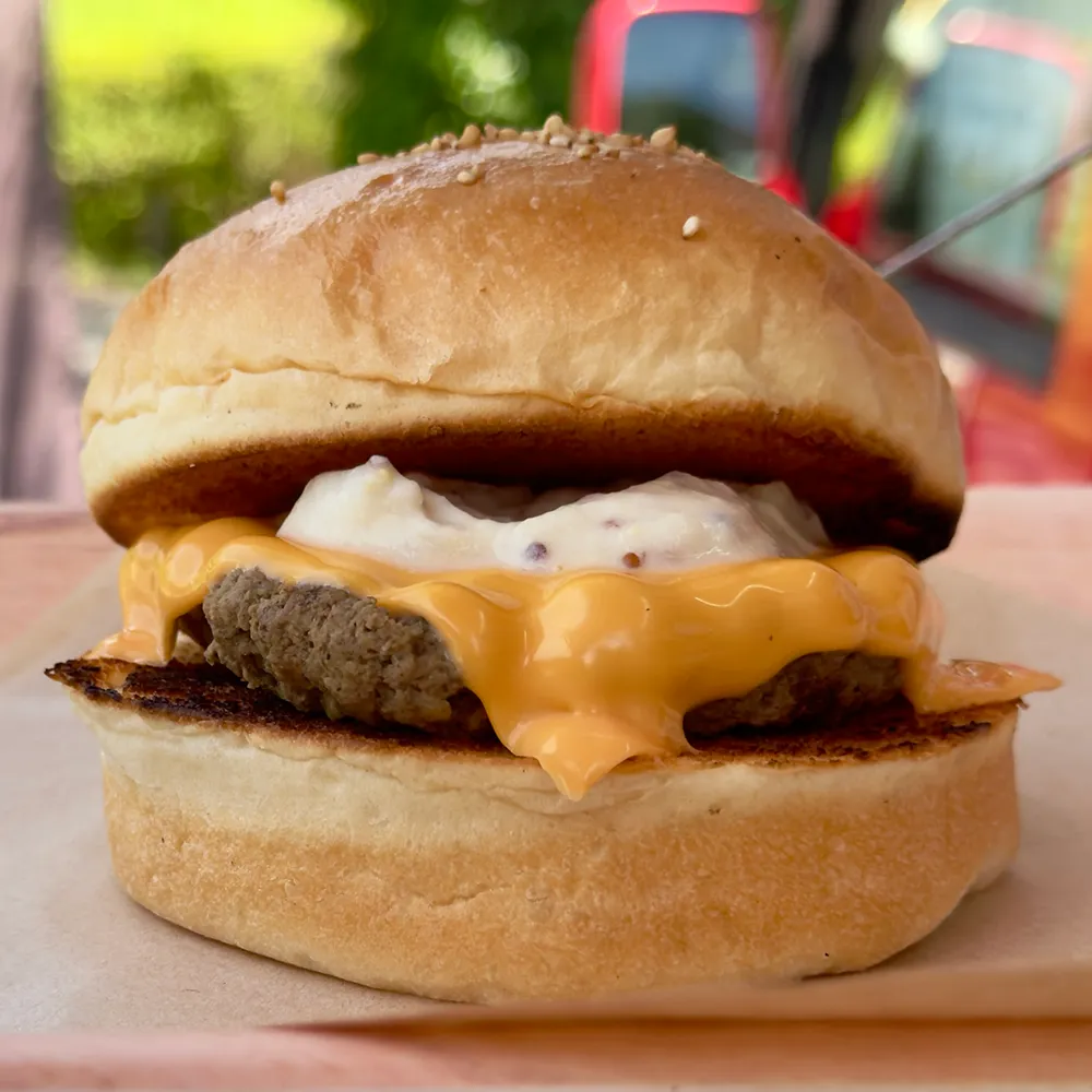チーズクリームバーガー