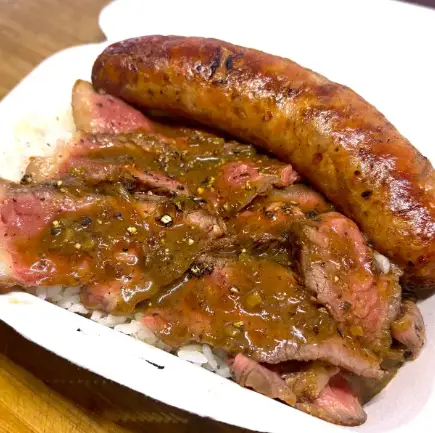 チャンピオンBBQステーキ＆BBQフランク
