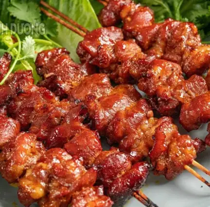 豚肉串焼き