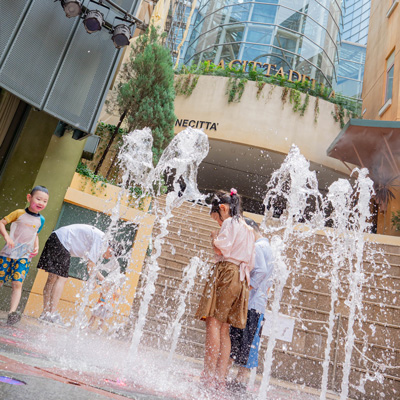 CITTA’の噴水みずあそび　Splash Fountain